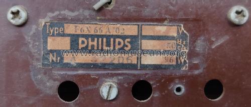 F6X66A /01; Philips; Eindhoven (ID = 2744565) Radio