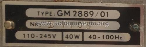 FM/AM Mess-Generator - Générateur GM2889 /01; Philips; Eindhoven (ID = 3009544) Ausrüstung