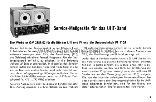 FM/AM Mess-Generator GM2889 /03; Philips; Eindhoven (ID = 3047870) Equipment