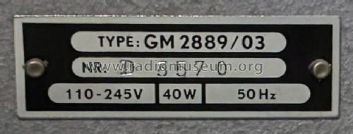 FM/AM Mess-Generator GM2889 /03; Philips; Eindhoven (ID = 3048443) Equipment