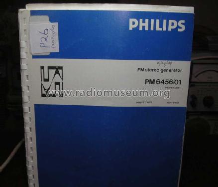 FM Stereo Generator PM6456, PM6456/01; Philips Radios - (ID = 460829) Equipment