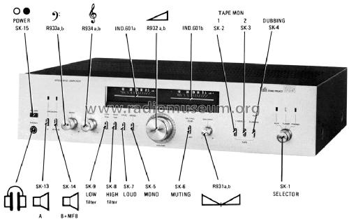 Hi-Fi Amplifier A6394 /13; Philips; Eindhoven (ID = 1684442) Ampl/Mixer