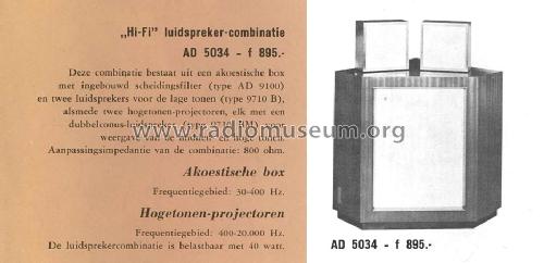 Hi-Fi Luidspreker-Combinatie AD5034; Philips; Eindhoven (ID = 1147027) Speaker-P