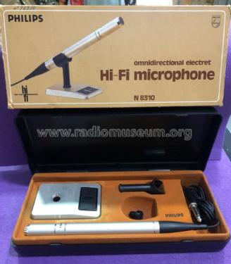 Hi-Fi Microphone Omnidirectional Electrect N8310; Philips; Eindhoven (ID = 3090192) Microphone/PU