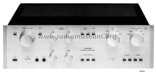 Intergrated Stereo Amplifier 22AH307 /00 /15; Philips; Eindhoven (ID = 1879240) Ampl/Mixer