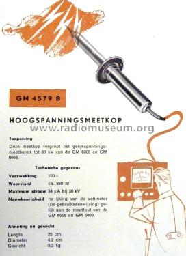 HV-Tastkopf GM4579; Philips; Eindhoven (ID = 3009436) Equipment