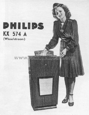 KX574A; Philips; Eindhoven (ID = 199492) Radio