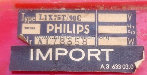 L1X75T /90C; Philips; Eindhoven (ID = 2996910) Radio