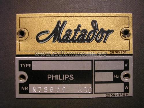 Matador V6U; Philips; Eindhoven (ID = 1323958) Radio