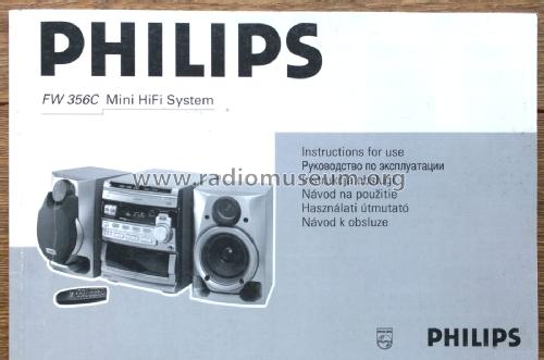 Mini HiFi System FW-356C; Philips; Eindhoven (ID = 1999115) Radio