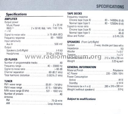 Mini HiFi System FW-356C; Philips; Eindhoven (ID = 1999117) Radio