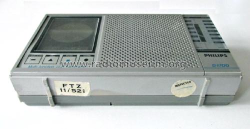 Multi Function LCD Clockradio D-1700 /00; Philips; Eindhoven (ID = 2768426) Radio