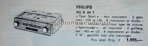 N3X44T/85; Philips; Eindhoven (ID = 2965579) Car Radio