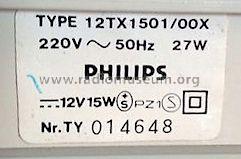 Philetta 12TX1501 /00S /00X /02S /02X /07S /14S Ch= TX-12 II; Philips; Eindhoven (ID = 1439661) Television