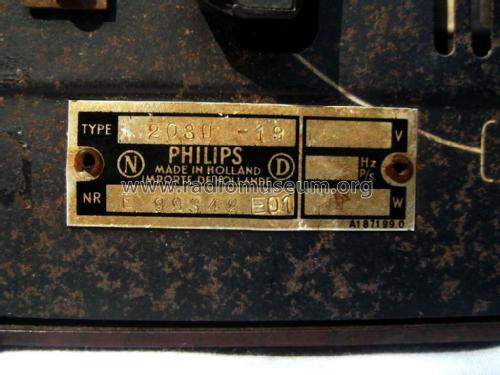 Philetta 203U -19; Philips; Eindhoven (ID = 2410317) Radio