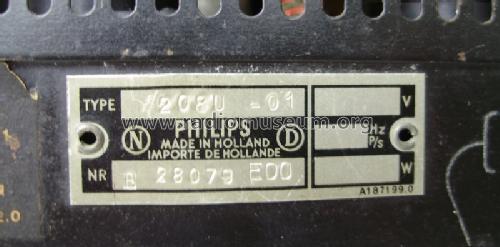 Philetta 208U-01; Philips; Eindhoven (ID = 1269181) Radio