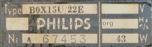 Philitina I B0X15U /22E; Philips; Eindhoven (ID = 3054005) Radio