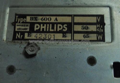 BX600A ; Philips; Eindhoven (ID = 1858854) Radio