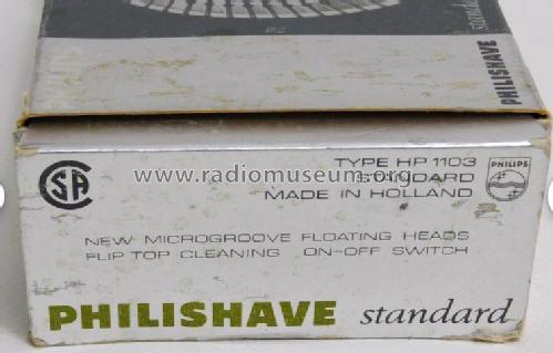 Philishave standard HP 1103; Philips; Eindhoven (ID = 2953693) Household Appliance