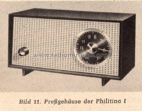 Philitina I B0X15U /01E /01K /01W; Philips; Eindhoven (ID = 2603698) Radio