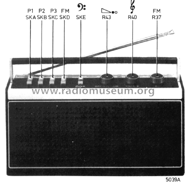 Portable Radio 1332 /13 /31 /33; Philips; Eindhoven (ID = 1925881) Radio