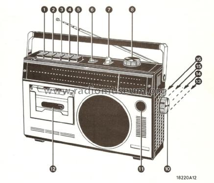 Radio-Recorder 8108 /00; Philips; Eindhoven (ID = 1154713) Radio