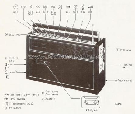 Radio-Recorder 90RR330 /00; Philips; Eindhoven (ID = 1604707) Radio