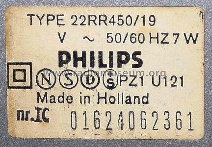 Radio Recorder 22RR450 /19; Philips; Eindhoven (ID = 676528) Radio