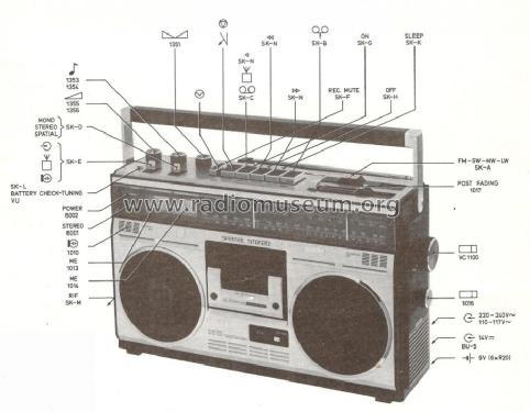 Radio-Recorder SX8694 /24; Philips; Eindhoven (ID = 1167317) Radio