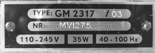 RC-Generator GM-2317 /03 /04; Philips; Eindhoven (ID = 1316497) Equipment