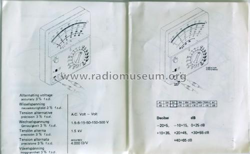 Service-Multimeter UTS003; Philips; Eindhoven (ID = 2036088) Ausrüstung