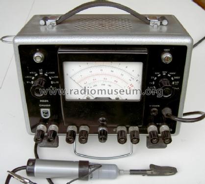 Service-Röhrenvoltmeter GM6009; Philips; Eindhoven (ID = 609575) Equipment