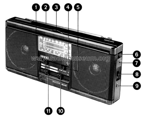 Stereo Portable Radio TR6127 /05S /19S; Philips; Eindhoven (ID = 1920252) Radio