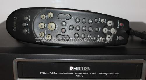 Stereo Video Recorder VR676; Philips; Eindhoven (ID = 2493669) Enrég.-R