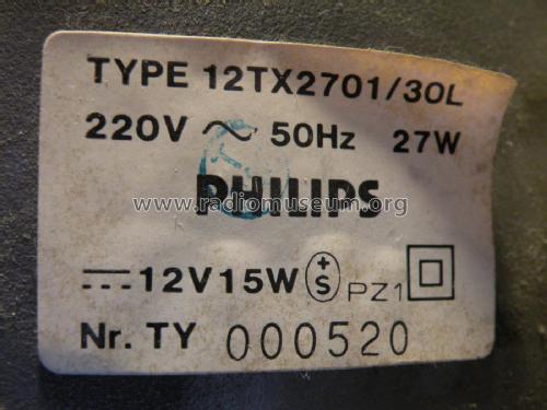 12TX2701 /30L Ch= TX2-BI; Philips; Chungli (ID = 2664457) Television