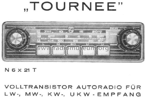 Tournee N6X21T; Philips; Eindhoven (ID = 56820) Car Radio