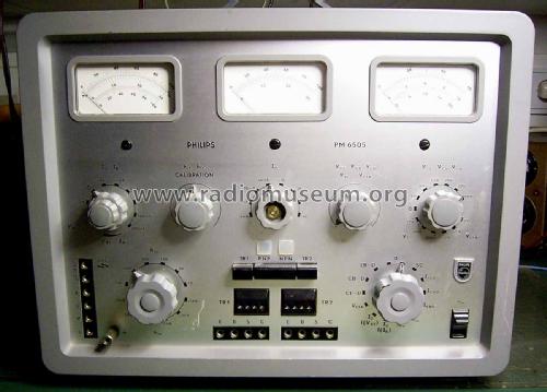 Transistor analyzer PM6505 and PM6505A; Philips; Eindhoven (ID = 2004373) Equipment