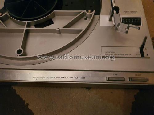 Full automatic record player - Direct control F7224 /00; Philips Belgium (ID = 3060536) R-Player