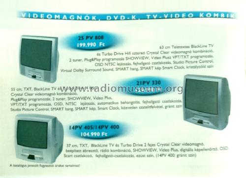 TV & VHS Combo 14PV405; Philips; Eindhoven (ID = 2575445) Television