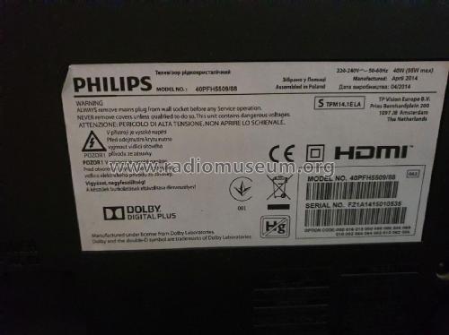 TVC Led Smart TV 40PFH5509 /88; Philips; Eindhoven (ID = 2954541) Television