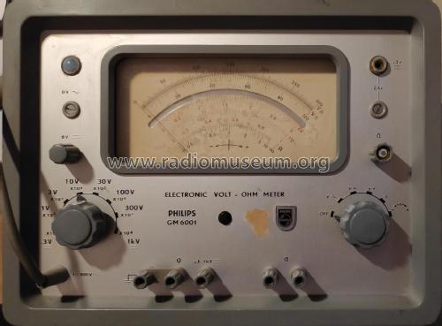 Universal-Röhrenvoltmeter GM6001; Philips; Eindhoven (ID = 3089700) Equipment