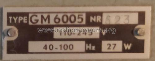 Vacuum Tube Voltmeter GM6005; Philips; Eindhoven (ID = 3005696) Ausrüstung