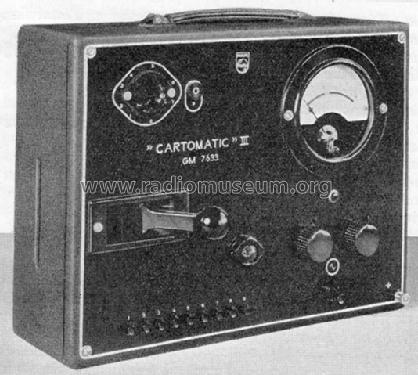 Valve-Tester Cartomatic III GM7633/02; Philips; Eindhoven (ID = 175466) Equipment