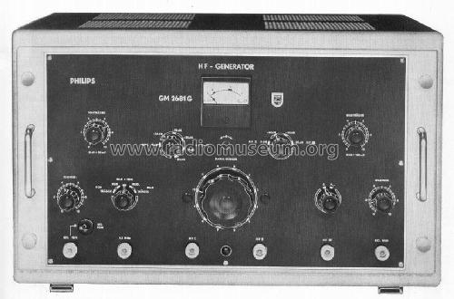 VHF Television Generator GM2681; Philips; Eindhoven (ID = 240799) Equipment