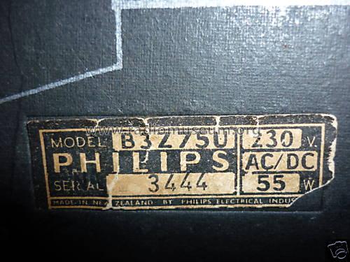 Continental B3Z75U; Philips Electrical (ID = 670551) Radio