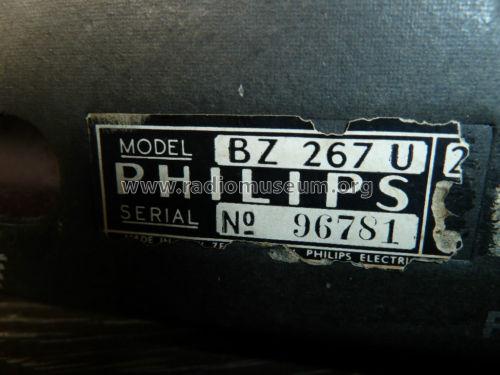 BZ267U; Philips Electrical (ID = 1049071) Radio