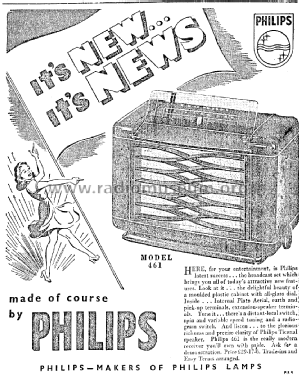 461; Philips Electrical (ID = 2858332) Radio