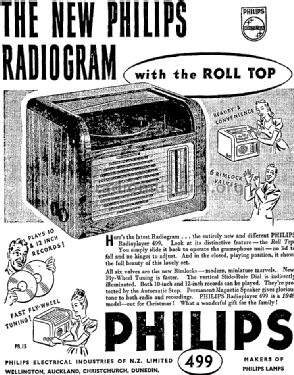 499; Philips Electrical (ID = 2761146) Radio