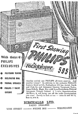 595; Philips Electrical (ID = 2856731) Radio