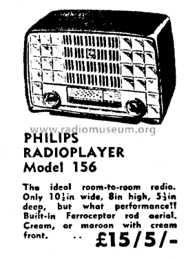 BZ156U; Philips Electrical (ID = 2931557) Radio